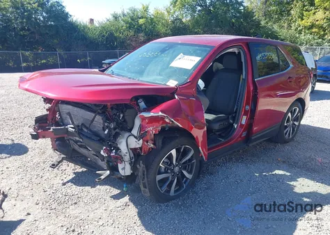 2022 Chevrolet Equinox Fwd Lt из США, поврежденный, VIN 3GNAXKEV6NL152527